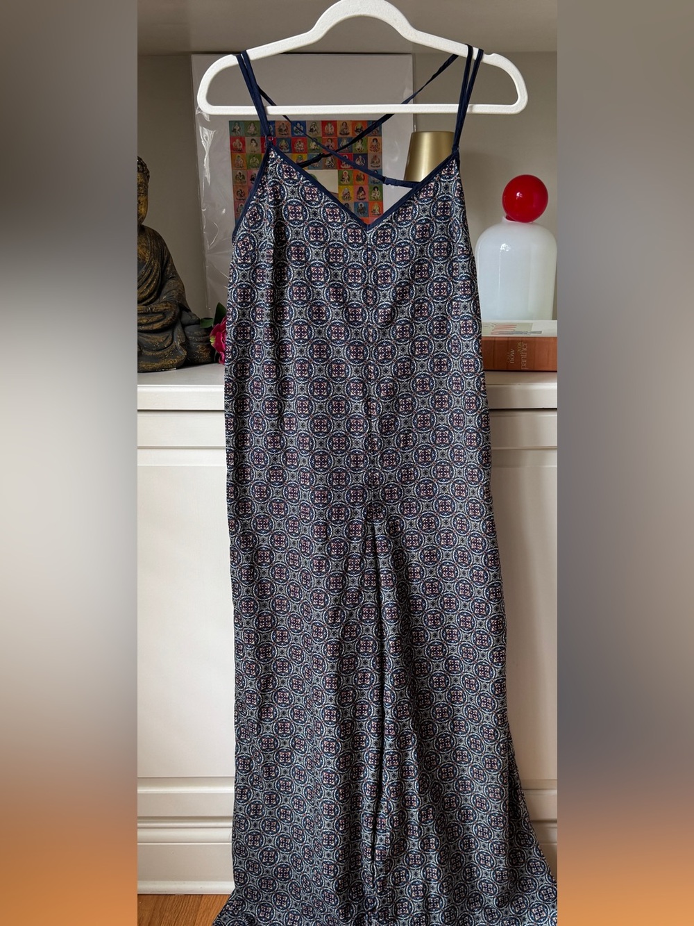 Sans Souci Geo Medallion Print Wide Leg Cami Jumpsuit